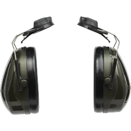 XH001650700 3M PELTOR Optime II Ear Muffs, Helmet Mounted, 30 dB, Green, H520P3E-410-GQ CFOP_O nb.png