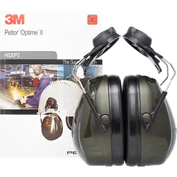 XH001650700 3M PELTOR Optime II Ear Muffs Helmet Mounted 30 dB Green H520P3E-410-GQ PNTP_O nb.png