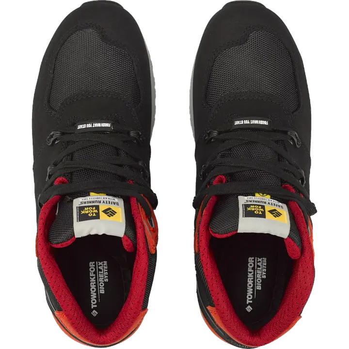 Botas de seguridad REBEL ESD S3 SRC - Color: Negro/Rojo, Talla: 40