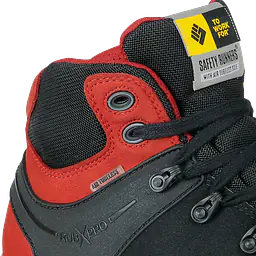 Botas de seguridad REBEL ESD S3 SRC - Color: Negro/Rojo, Talla: 40