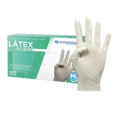 Guantes Látex con polvo - 100 uds primary image