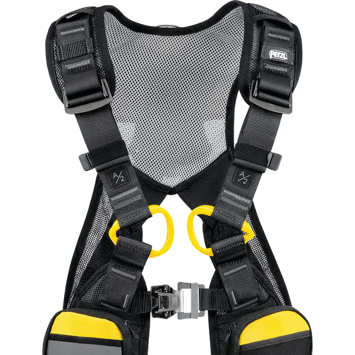 Arnés Petzl EASYFIT NEWTON - Color: Negro/Amarillo, Talla: 1