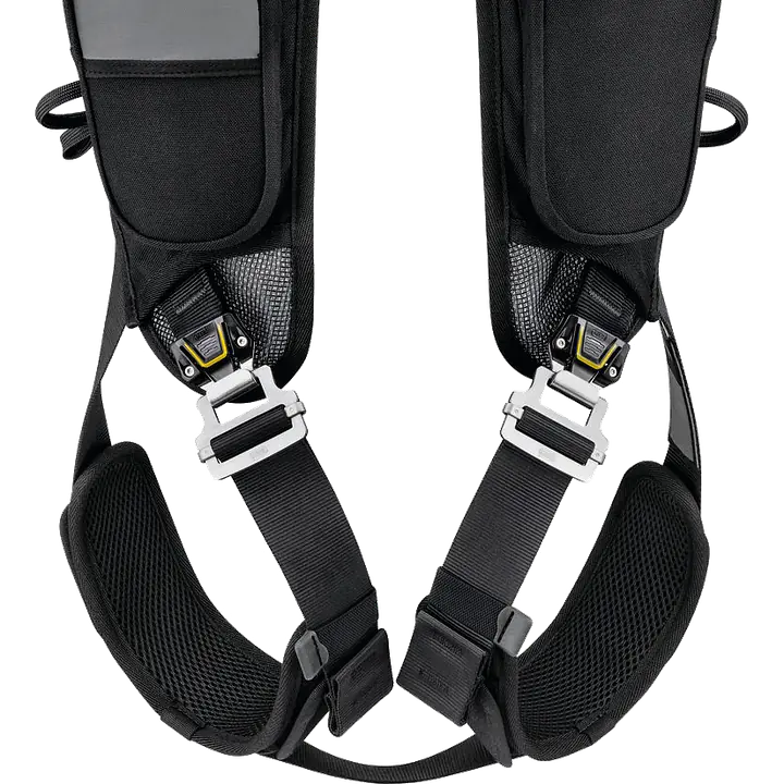 Arnés Petzl EASYFIT NEWTON - Color: Negro/Amarillo, Talla: 1