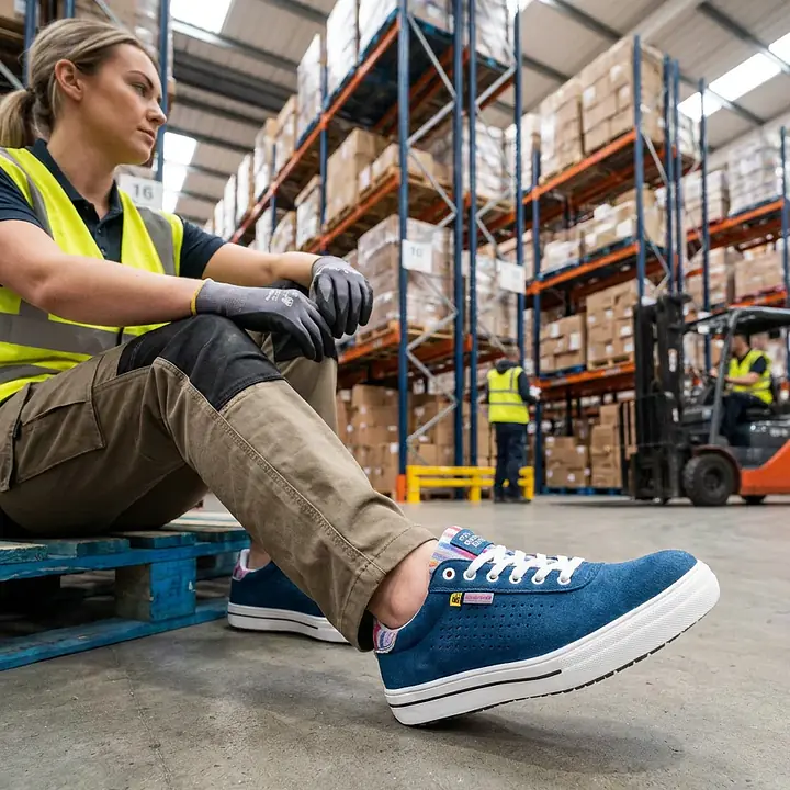 Zapatillas de seguridad AVENUE MONTAIGNE ESD S3 - Color: Azul, Talla: 40