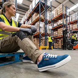 Zapatillas de seguridad AVENUE MONTAIGNE ESD S3 - Color: Azul, Talla: 40