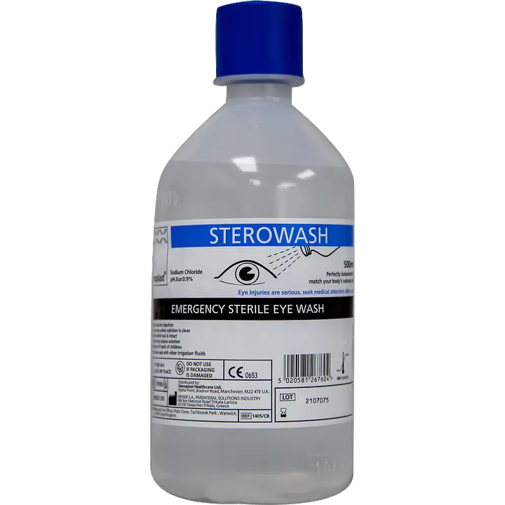 Botella lavaojos 500ml - Color: Sin Color, Talla: 500ML