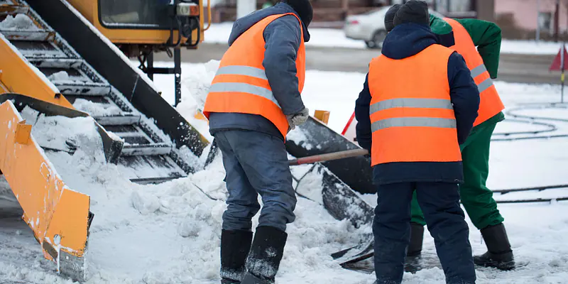 Seguridad y riesgos en el trabajo en invierno