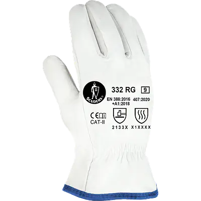 Guantes de cuero 332 RG - 12 pares primary image